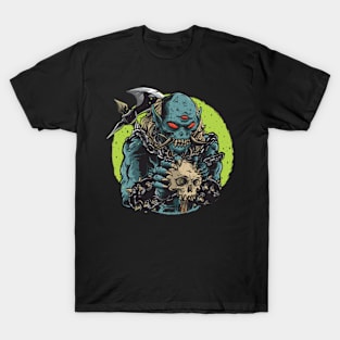 Blue Demon with skull T-Shirt